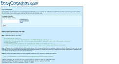 Desktop Screenshot of easycaptchas.com